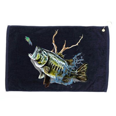 Largemouth Bass Fishing Largemouth Bass Grommeted Golf Towel