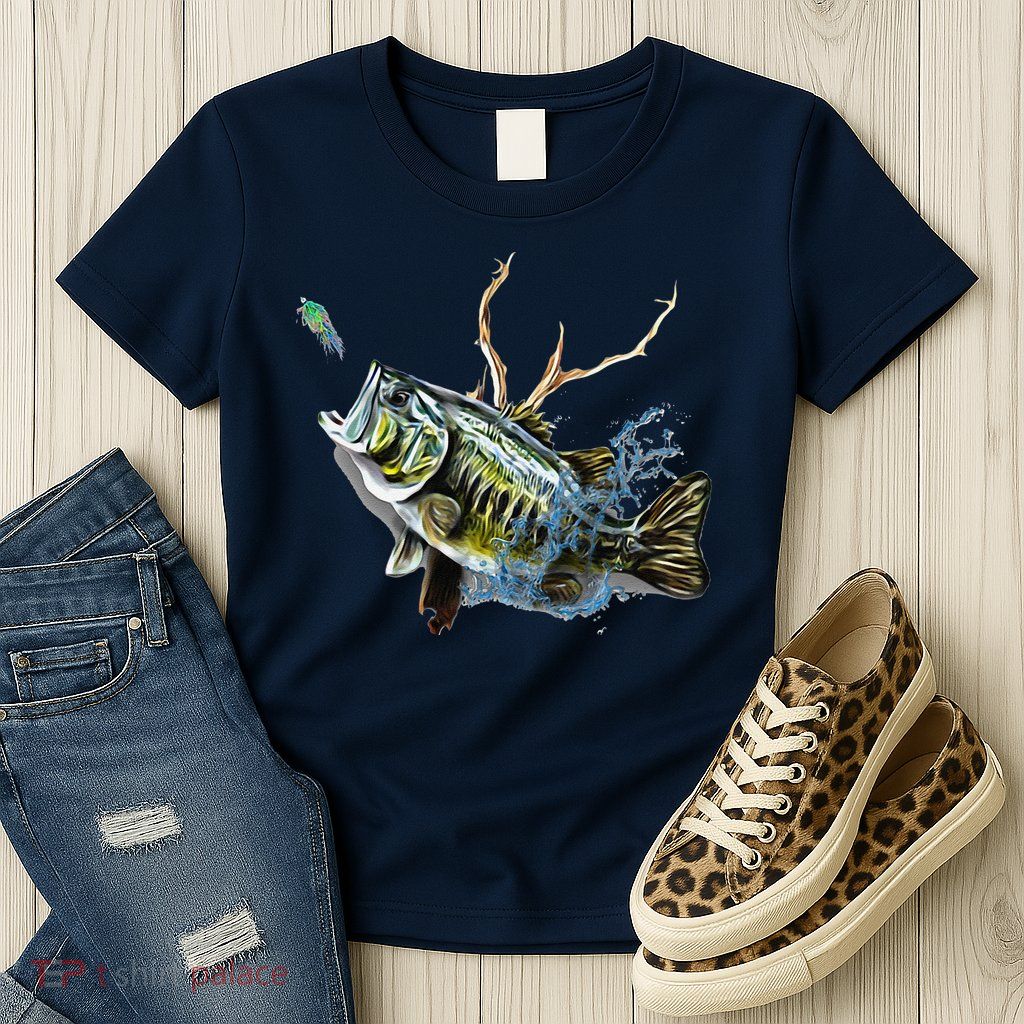 Largemouth Bass Fishing Largemouth Bass Womens T-Shirt
