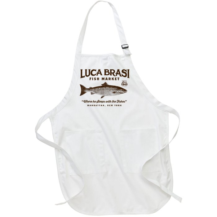 Luca Brasi Fish Market Full-Length Apron With Pockets