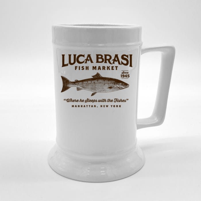 Luca Brasi Fish Market Beer Stein