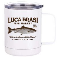 Luca Brasi Fish Market 12 oz Stainless Steel Tumbler Cup