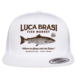 Luca Brasi Fish Market Flat Bill Trucker Hat