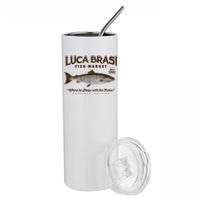 Luca Brasi Fish Market Stainless Steel Tumbler