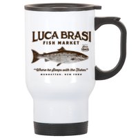 Luca Brasi Fish Market Stainless Steel Travel Mug