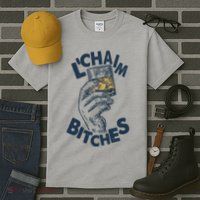 LChaim Bitches Funny Hanukkah Tall T-Shirt