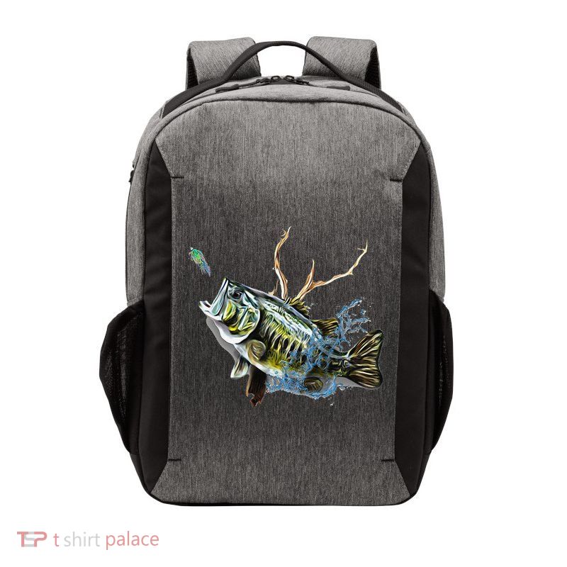 Largemouth Bass Fishing  & Largemouth Bass Vector Backpack