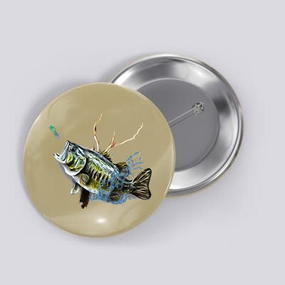Largemouth Bass Fishing  & Largemouth Bass Button
