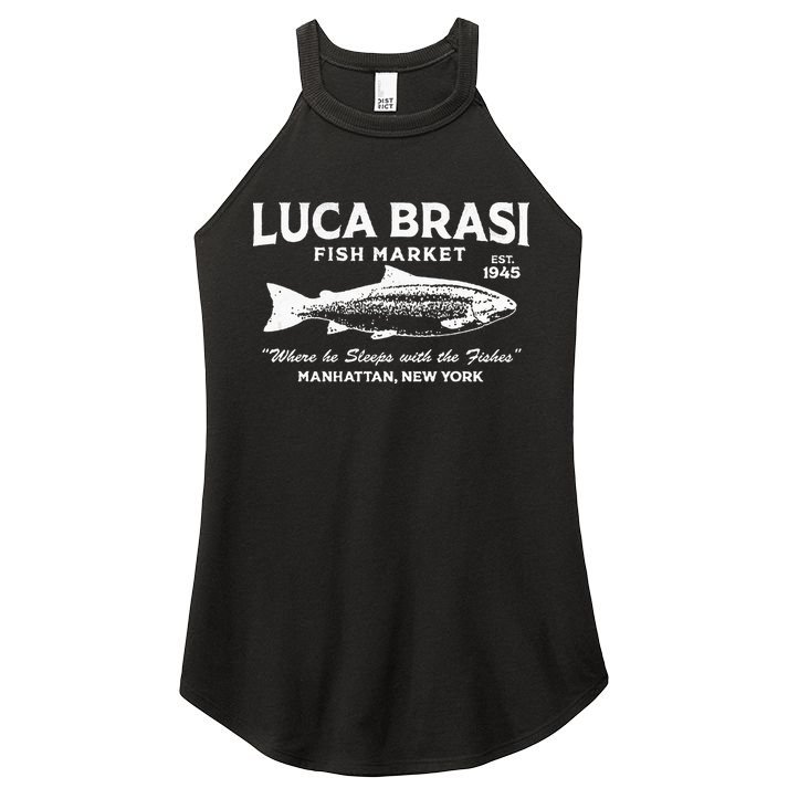 Luca Brasi Fish Market Fishing Women's Perfect Tri Rocker Tank