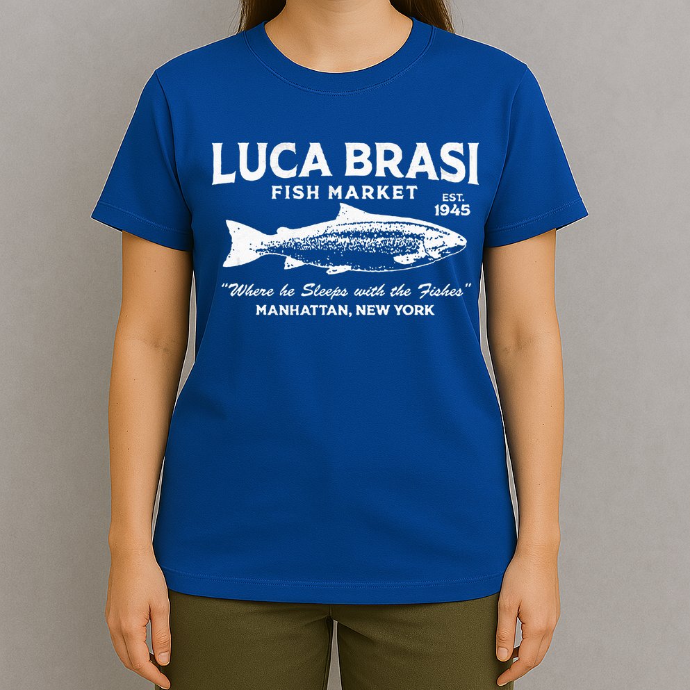 Luca Brasi Fish Market Fishing T-Shirt