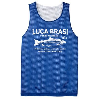 Luca Brasi Fish Market Fishing Mesh Reversible Basketball Jersey Tank