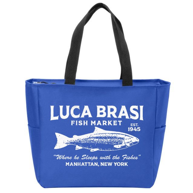 Luca Brasi Fish Market Fishing Zip Tote Bag