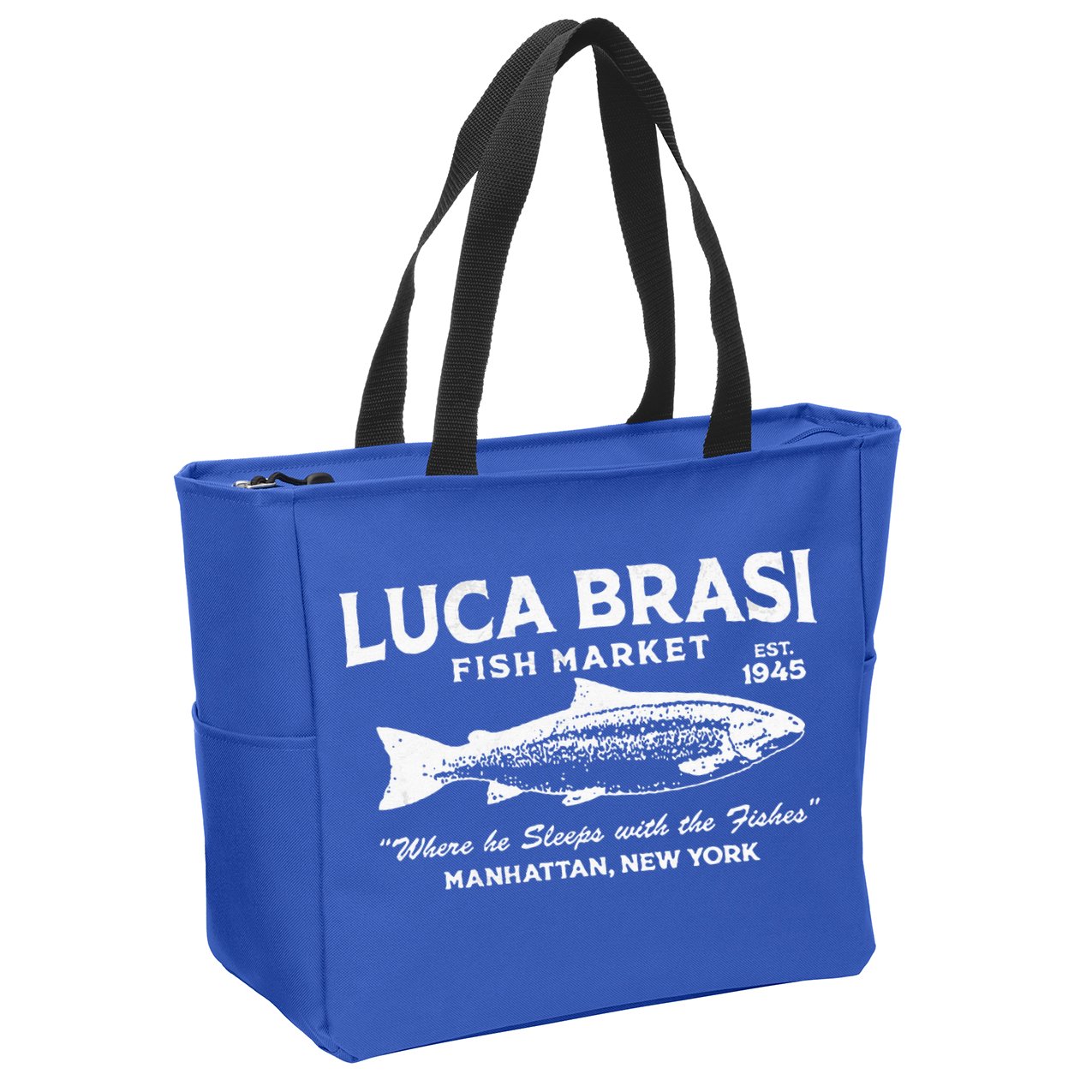 Luca Brasi Fish Market Fishing Zip Tote Bag