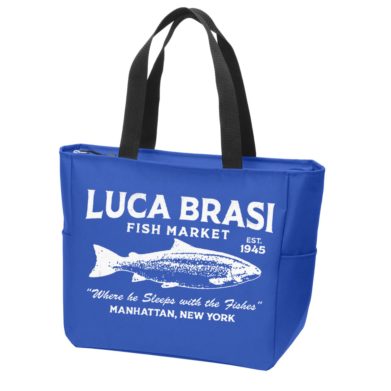 Luca Brasi Fish Market Fishing Zip Tote Bag