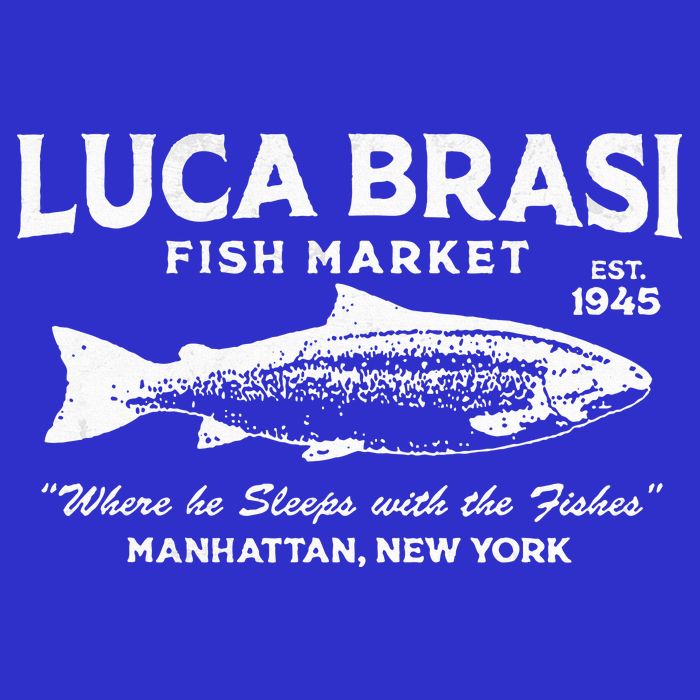 Luca Brasi Fish Market Fishing Zip Tote Bag