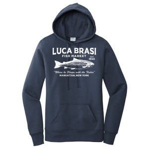 Luca Brasi Fish Market Fishing Women's Pullover Hoodie