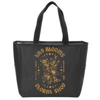 Lily Blooms Floral Shop  It Starts With Us Zip Tote Bag