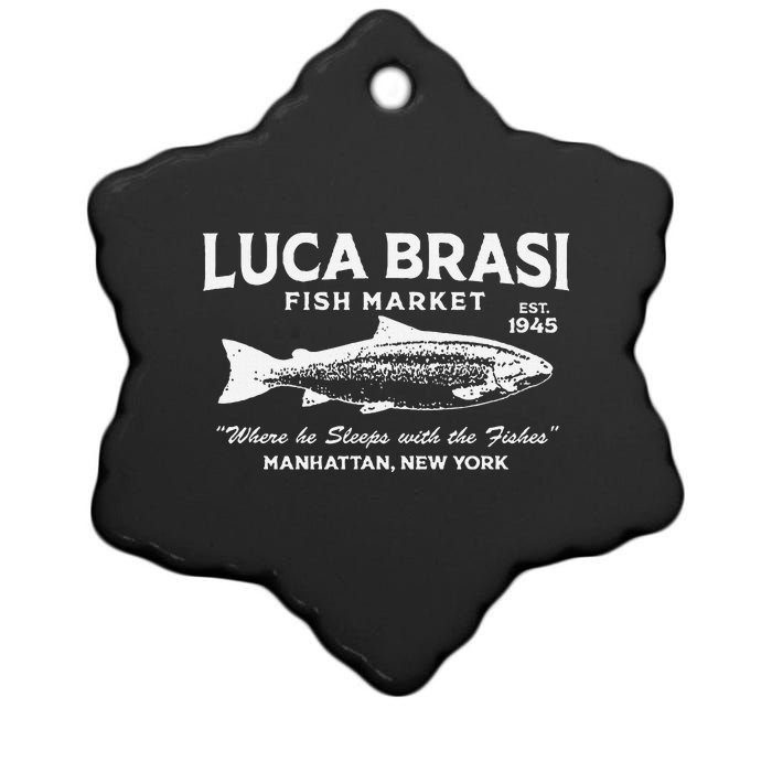 Luca Brasi Fish Market The Godfather Fishing Ceramic Star Ornament