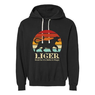 Liger Bred For Ist Skills In Magic Garment-Dyed Fleece Hoodie