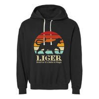 Liger Bred For Ist Skills In Magic Garment-Dyed Fleece Hoodie
