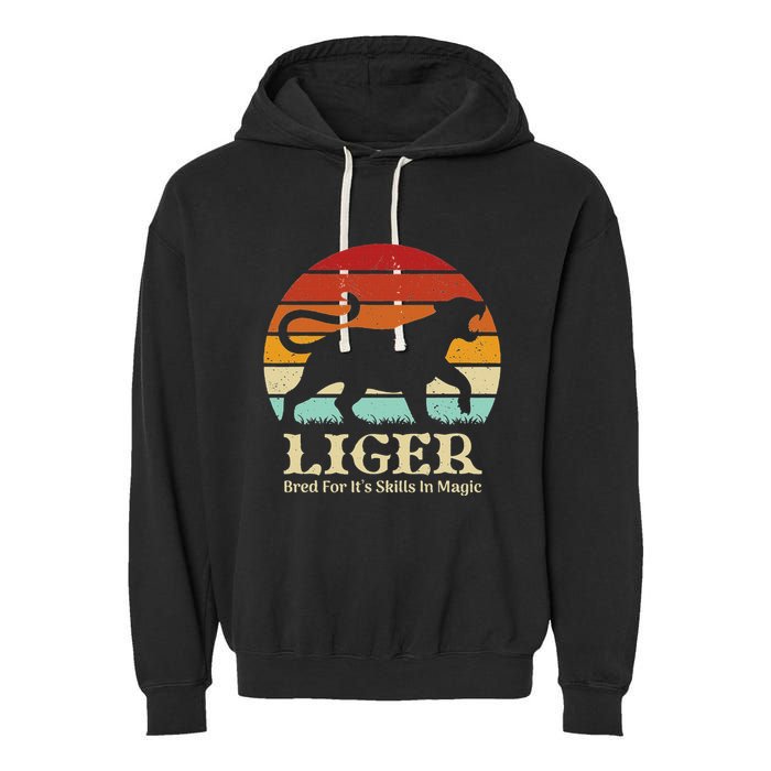 Liger Bred For Ist Skills In Magic Garment-Dyed Fleece Hoodie