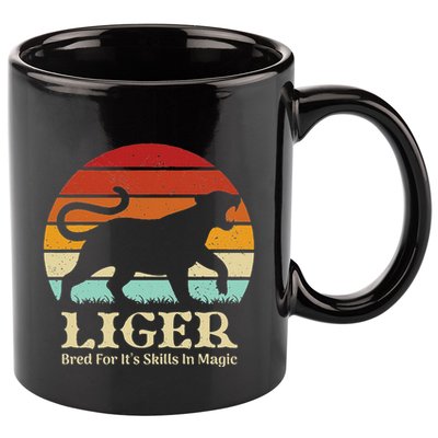 Liger Bred For Ist Skills In Magic 11oz C Handle Ceramic Mug