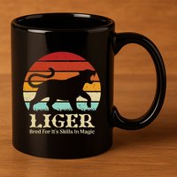 Liger Bred For Ist Skills In Magic 11oz C Handle Ceramic Mug