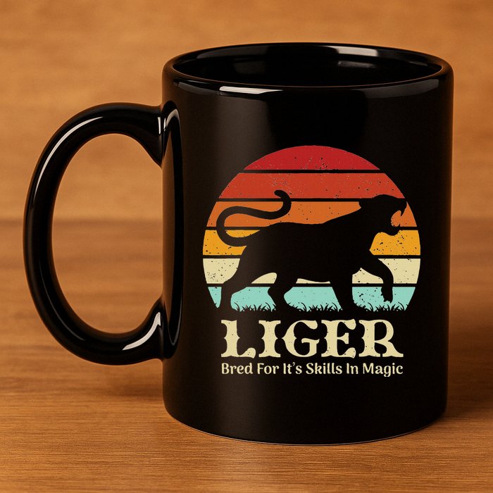 Liger Bred For Ist Skills In Magic 11oz C Handle Ceramic Mug
