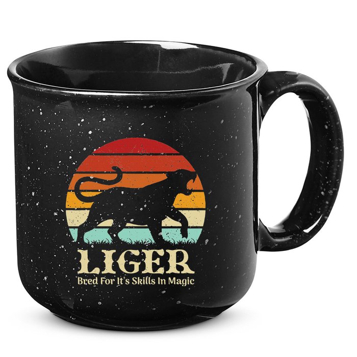 Liger Bred For Ist Skills In Magic 15oz Campfire Ceramic Mug