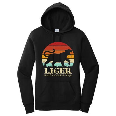 Liger Bred For Ist Skills In Magic Women's Pullover Hoodie