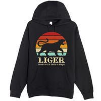 Liger Bred For Ist Skills In Magic Premium Pullover Hoodie