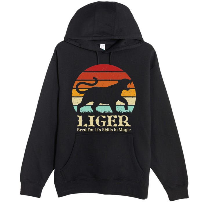 Liger Bred For Ist Skills In Magic Premium Pullover Hoodie