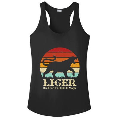 Liger Bred For Ist Skills In Magic Ladies PosiCharge Competitor Racerback Tank