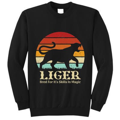 Liger Bred For Ist Skills In Magic Tall Sweatshirt