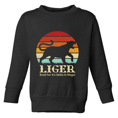 Liger Bred For Ist Skills In Magic Toddler Sweatshirt