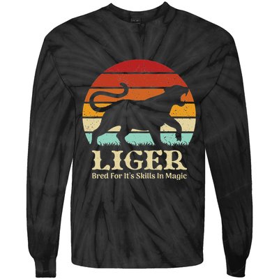 Liger Bred For Ist Skills In Magic Tie-Dye Long Sleeve Shirt