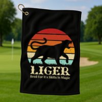 Liger Bred For Ist Skills In Magic Golf Towel