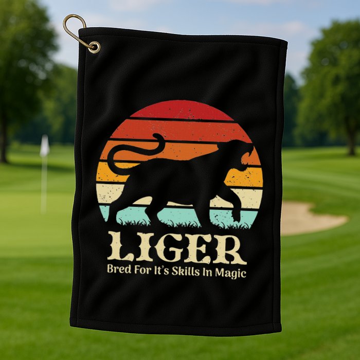 Liger Bred For Ist Skills In Magic Golf Towel