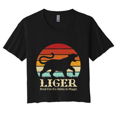 Liger Bred For Ist Skills In Magic Crop Top