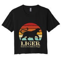 Liger Bred For Ist Skills In Magic Crop Top