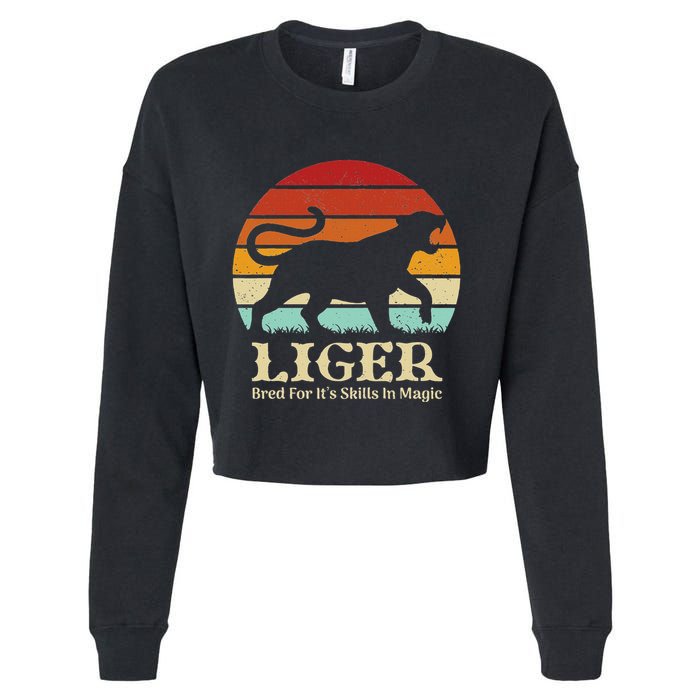 Liger Bred For Ist Skills In Magic Cropped Pullover Crew