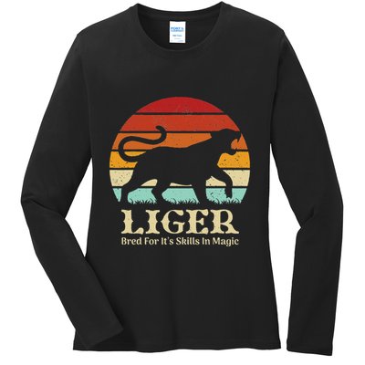 Liger Bred For Ist Skills In Magic Ladies Long Sleeve Shirt