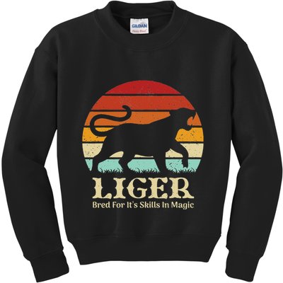 Liger Bred For Ist Skills In Magic Kids Sweatshirt
