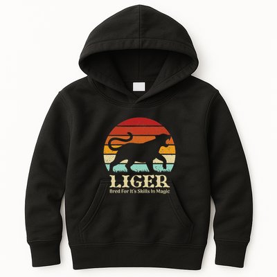 Liger Bred For Ist Skills In Magic Kids Hoodie