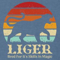Liger Bred For Ist Skills In Magic Garment-Dyed Sweatshirt