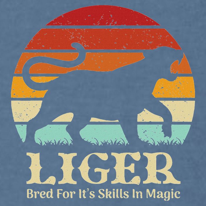 Liger Bred For Ist Skills In Magic Garment-Dyed Sweatshirt