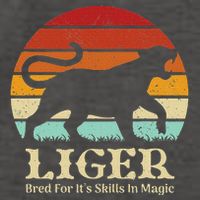 Liger Bred For Ist Skills In Magic Vector Backpack