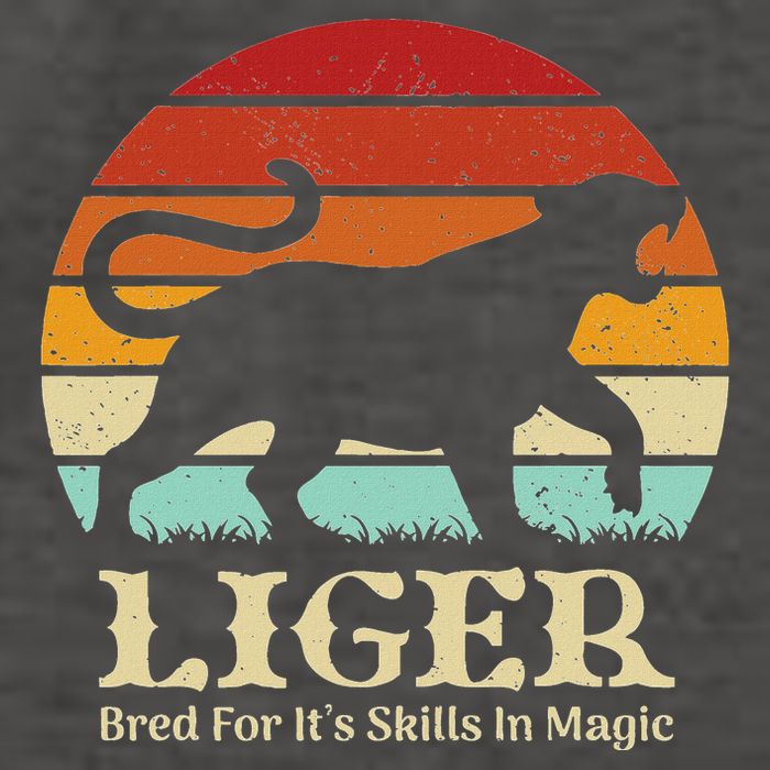 Liger Bred For Ist Skills In Magic Vector Backpack