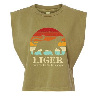 Liger Bred For Ist Skills In Magic Garment-Dyed Women's Muscle Tee