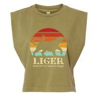 Liger Bred For Ist Skills In Magic Garment-Dyed Women's Muscle Tee