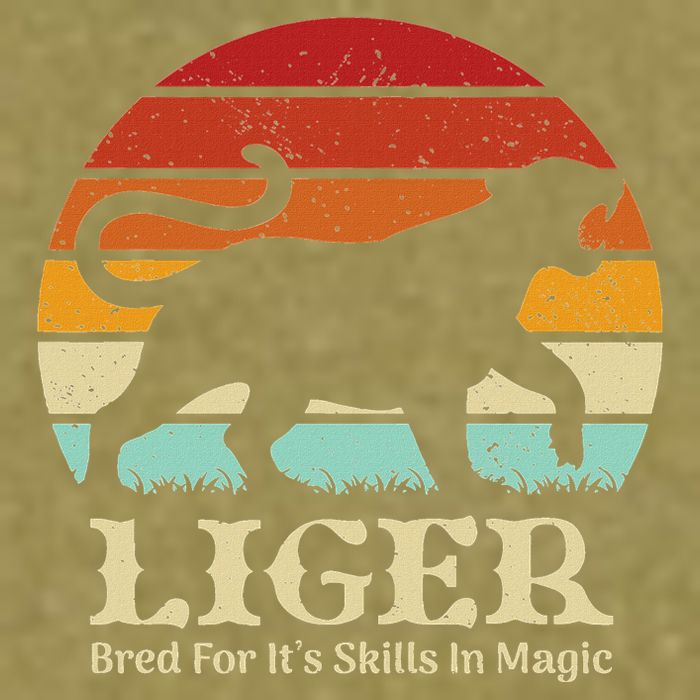 Liger Bred For Ist Skills In Magic Garment-Dyed Women's Muscle Tee